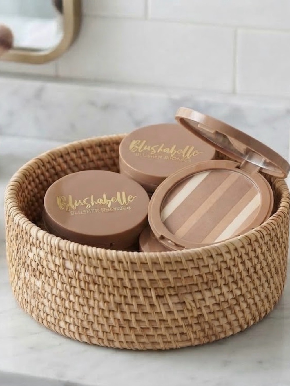 Belle Beauty Bronzabelle Bronzer Highlighter in Tuscan Sun by Kim Gravel